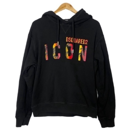 DSQUARED2 Hawaiian-Print Icon Hoodie - Picture 10 of 15